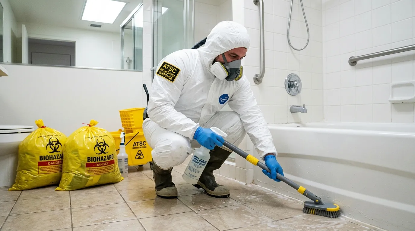 Decontamination equipment deployed for Blood Cleanup in Inwood